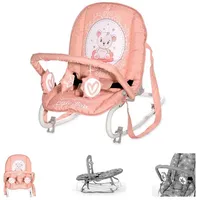 Lorelli Babywippe Eliza Spielbogen, verstellbar, Tragegriffe, Schwingeffekt pink