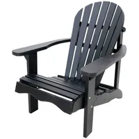 Lemodo Gartenstuhl im Design eines Adirondack Stuhl, Gartenstuhl-Hochlehner aus