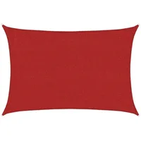 VidaXL Sonnensegel 160 g/m2 Rot 2x2,5 m hdpe vidaXL