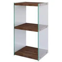 Asir Bücherregal 80 x 40 x 40 cm Braun