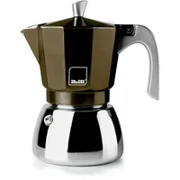 Ibili Elba Coffee 6 Tassen, 300 ml, Aluminiumguss, Edelstahlboden,
