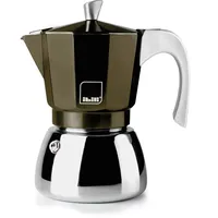 Ibili Elba Coffee 9 Tassen, 450 ml, Aluminiumguss, Edelstahlboden,