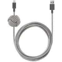 Native Union Night Cable USB-A to Lightning 3m Zebra