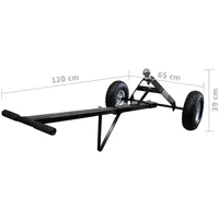 VidaXL 275kg Rollwagen Bootsanhänger