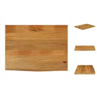 VidaXL Tischplatte mit Baumkante 90x60x2,5 cm Massivholz Mango