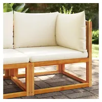 VidaXL Garten-Ecksofa Loungesofa braun