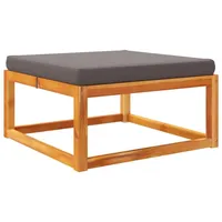 VidaXL Gartenhocker mit Kissen 65 x 65 x 29