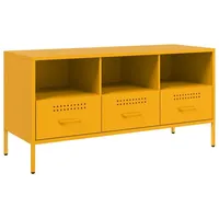 VidaXL TV-Schrank Senfgelb 100,5x39x50,5 cm Stahl