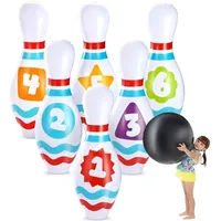 Joyin Großes Aufblasbares Bowling Set Outdoor für Kinder und