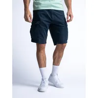 Petrol Industries Cargoshorts Men Shorts Cargo mit Gürtel blau