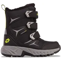 Lotto Pinecreek Tex K Halblange Stiefel, Black/Silver, 29 EU