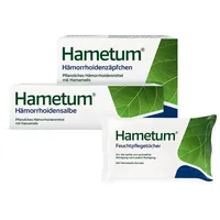 Hametum Hämorrhoidensalbe & -zäpfchen & Feuchtpflegetücher