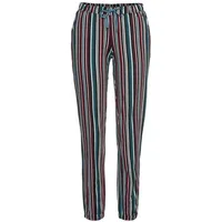 S.Oliver Schlafhose Damen blau-gestreift-weinrot Gr.32/34