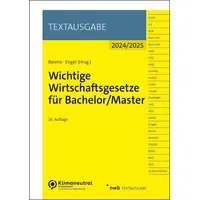 Nwb Verlag Wichtige Wirtschaftsgesetze für Bachelor/Master