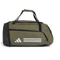 Adidas Essentials 3-Streifen Duffelbag Olive Strata / White One