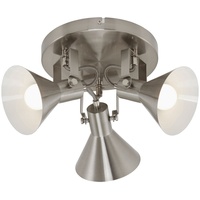 Briloner Deckenleuchte Strahler schwenkbar Deckenlampe 3 Flammig Spotleuchte, Metall