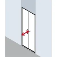 Kermi Ibiza 2000 Pendeltür 80 x 175 cm 765-800