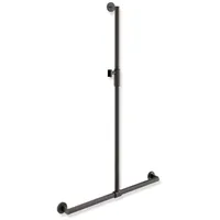 Hewi System 900 Duschhandlauf Edelstahl pulverbeschichtet dunkelgrau 1250 x