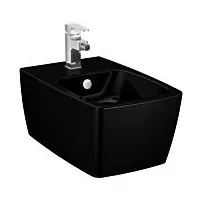 Vitra Metropole Wand-Bidet 5675B070-1046 36x56cm, Überlauf, 1 Hahnloch mittig,