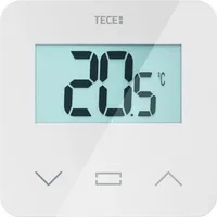 TECE TECEfloor Raumbediengerät, Temperatur, LCD-Display, 77420051, Farbe: Weiß