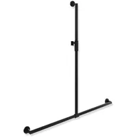 Hewi System 900 Duschhandlauf mit Haltegriff schwarz/weiß 1250 x