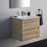 Ideal Standard Eurovit+ Unterschrank und Waschtisch 61 cm Nussbaum