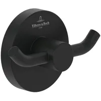 Villeroy & Boch V&B Doppel-Handtuchhaken Elements Tender 76x54x32mm, rund,