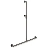 Hewi System 900 Duschhandlauf Edelstahl pulverbeschichtet dunkelgrau 1250 x
