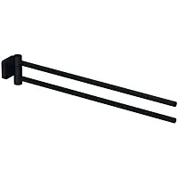 Kludi VELA S Doppel-Handtuchstange 25977N2 Länge 440MM Brushed Gunmetal