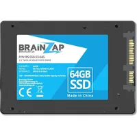 BRAINZAP 64GB SATA III 2.5 Zoll SSD 6 GBit/s