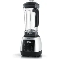Arendo Standmixer Standmixer, Schwarz, Silber, Transparent