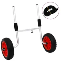 VidaXL Kajak-Trolley 90 kg Aluminium