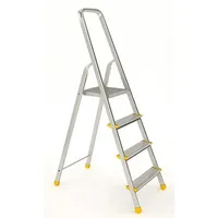 Proregal Metal Single Giraffe Einseitige-Aluminium-Bügelleiter 3 Stufen 125 cm