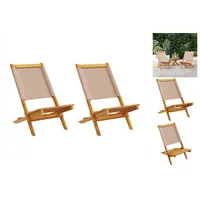 VidaXL Gartenstuhl 50 x 94 x 68 cm taupe