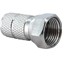 Schwaiger F-Stecker 6,5 mm 10er Set