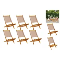VidaXL Gartenstuhl 50 x 94 x 68 cm taupe