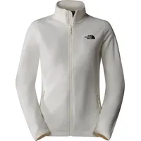 The North Face 100 Glacier Fz Fleecejacke White Dune/Npf,