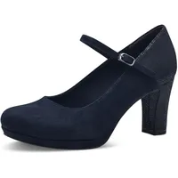 TAMARIS Spangenpumps mit Metallic-Applikation an der Ferse und Absatz