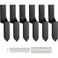 Vevor Reparaturset für Zaunpfostenanker 4er-Pack Innendurchmesser 8,9 x 8,9