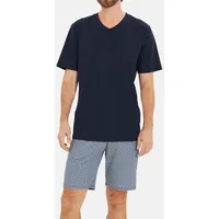 RÖSCH Schlafanzug Basic in Minimal Blue | Gr.: 52