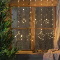 Star Trading Dew Drop Stars Tautropfen-LEDs Netzbetrieb, warmweiß, -