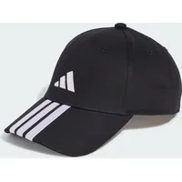 Adidas 3-Streifen New Logo Baseball Kappe Black / White