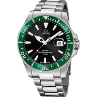 Jaguar Herrenuhr Edelstahl silber {Jaguar Pro Diver} Armbanduhr UJ860/H