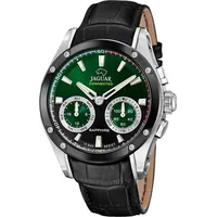 Jaguar Multifunktionsuhr Leder schwarz 44 mm UJ958/2