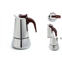 Quid Milan Kaffeemaschine, Edelstahl, 9 Tassen