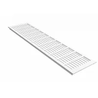 MS Beschläge Lüftungsgitter Belüftungsgitter Stegblech b 130mm x 600