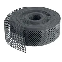 DAPRONA Lüftungsband / Traufgitter Pvc - Schwarz,2 Rollen Á