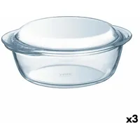 Pyrex Topf mit Deckel Pyrex Essentials Durchsichtig 1,4 L