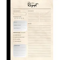 Bookmundo Direct Meine Lieblingsrezepte: Blanko-Rezeptbuch zum Eintragen: Sammeln Sie