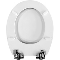 Primaster WC-Sitz mit Absenkautomatik Old Blue weiß